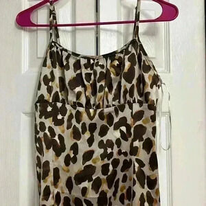 Cheetah Print Mid Calf Dress
